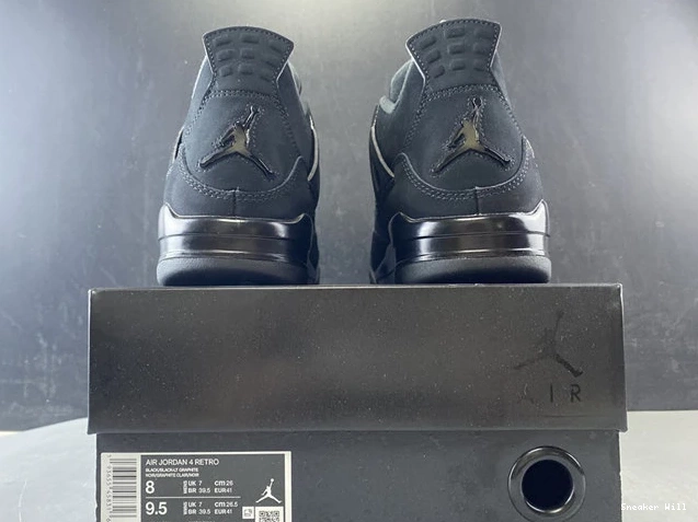 Black 4 Jordan Retro CU1110-010 SmartChoice Cat 828 0521